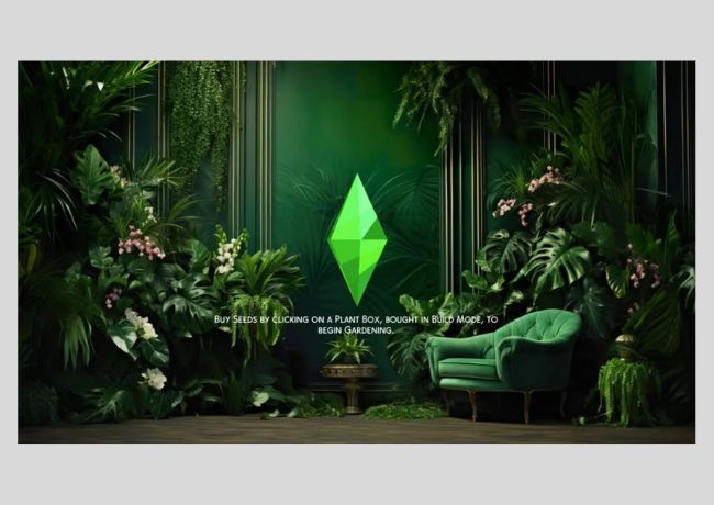 Aesthetic Green Room Loading Screen CC