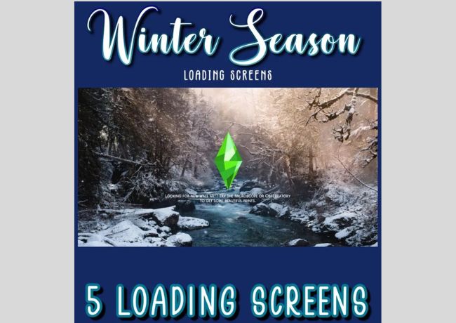 Winter Season – Loading Screens cc